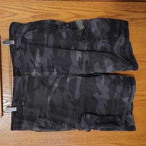 Mens Camo Cargo Shorts 38